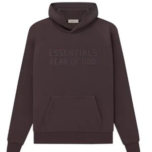 NWT Fear of God Essentials Plum Pullover Hoodie